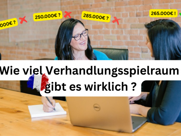 Verhandlung beim Hauskauf in Südfrankreich