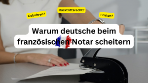 Nebenkosten Frankreich, Notarkosten Südfrankreich