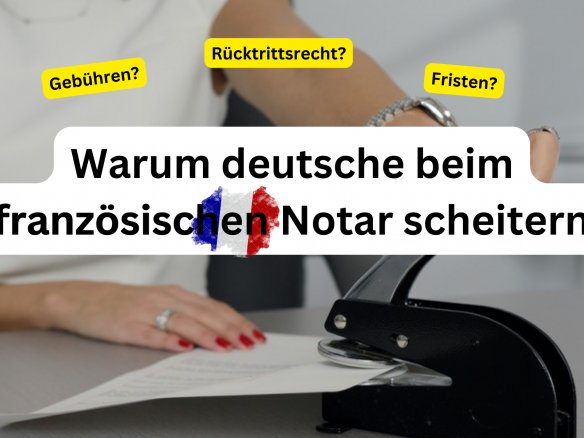 Nebenkosten Frankreich, Notarkosten Südfrankreich